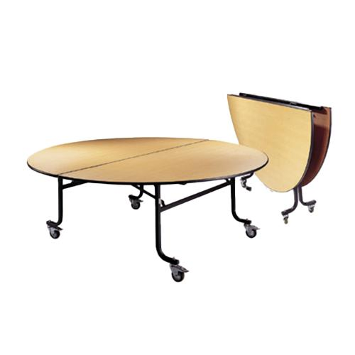 Heavy Duty HDPE Round Plastic Portable Folding Table for Outdoor Wedding Events(ZG33-002)