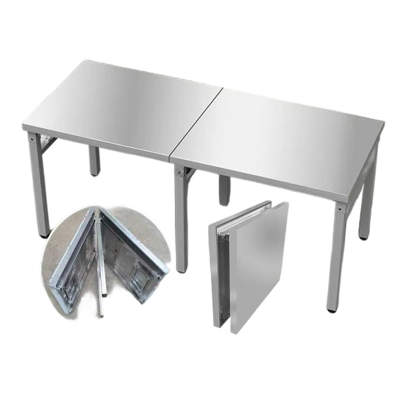 Folding Outdoor Wedding Event Party Rental Metal Iron Hotel Garden Dining Table