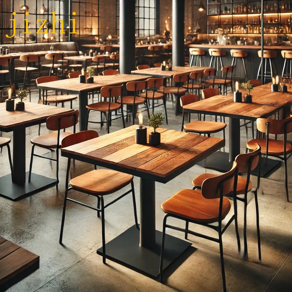 Heavy Duty Metal Frame Cafe Table 4