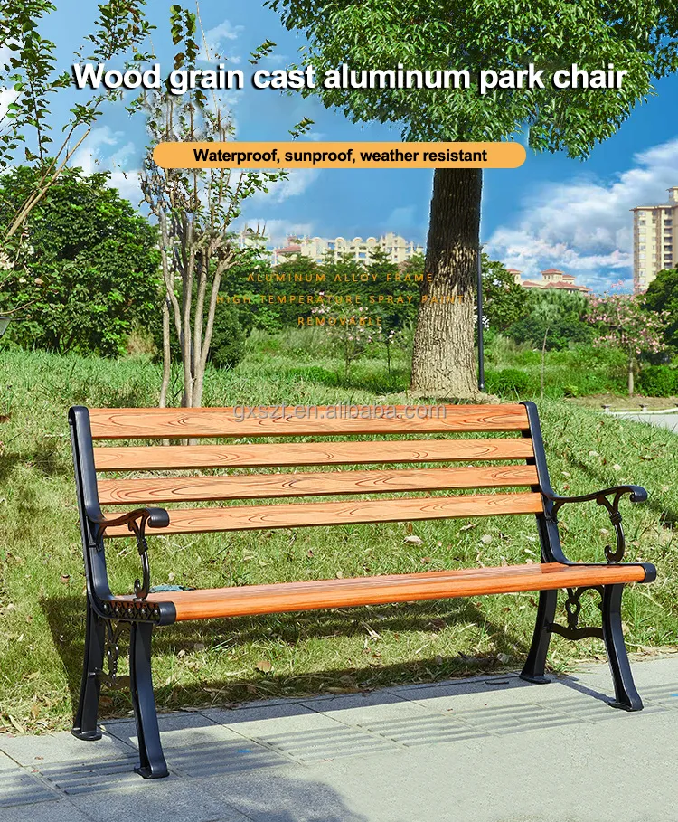 Outdoor Bench View 1