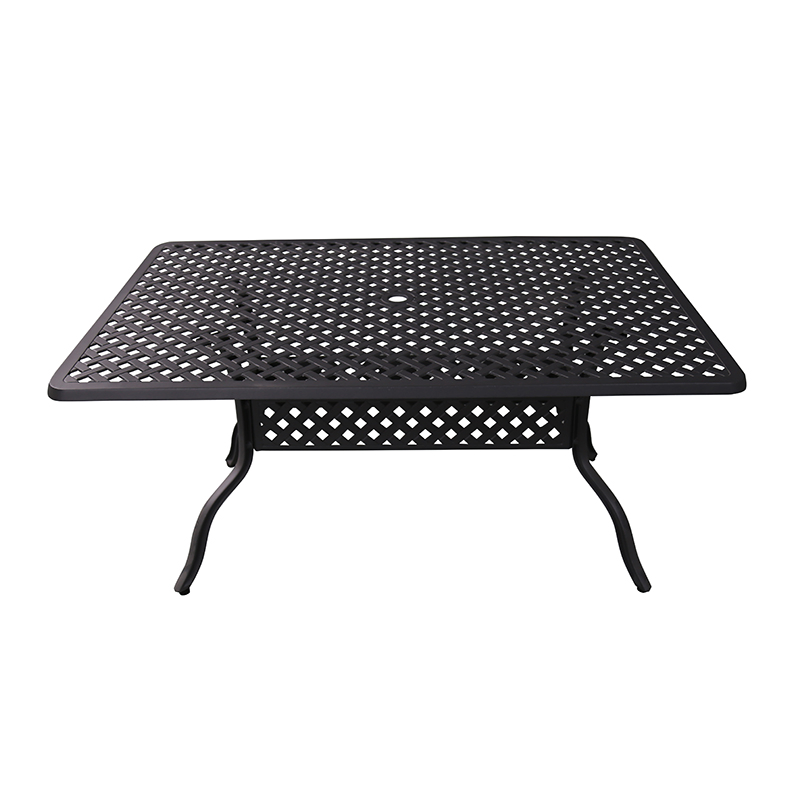 Cast Aluminum Patio Furniture Outdoor Garden Furniture Lesley 6 Seater (Rectangular) Dining Set