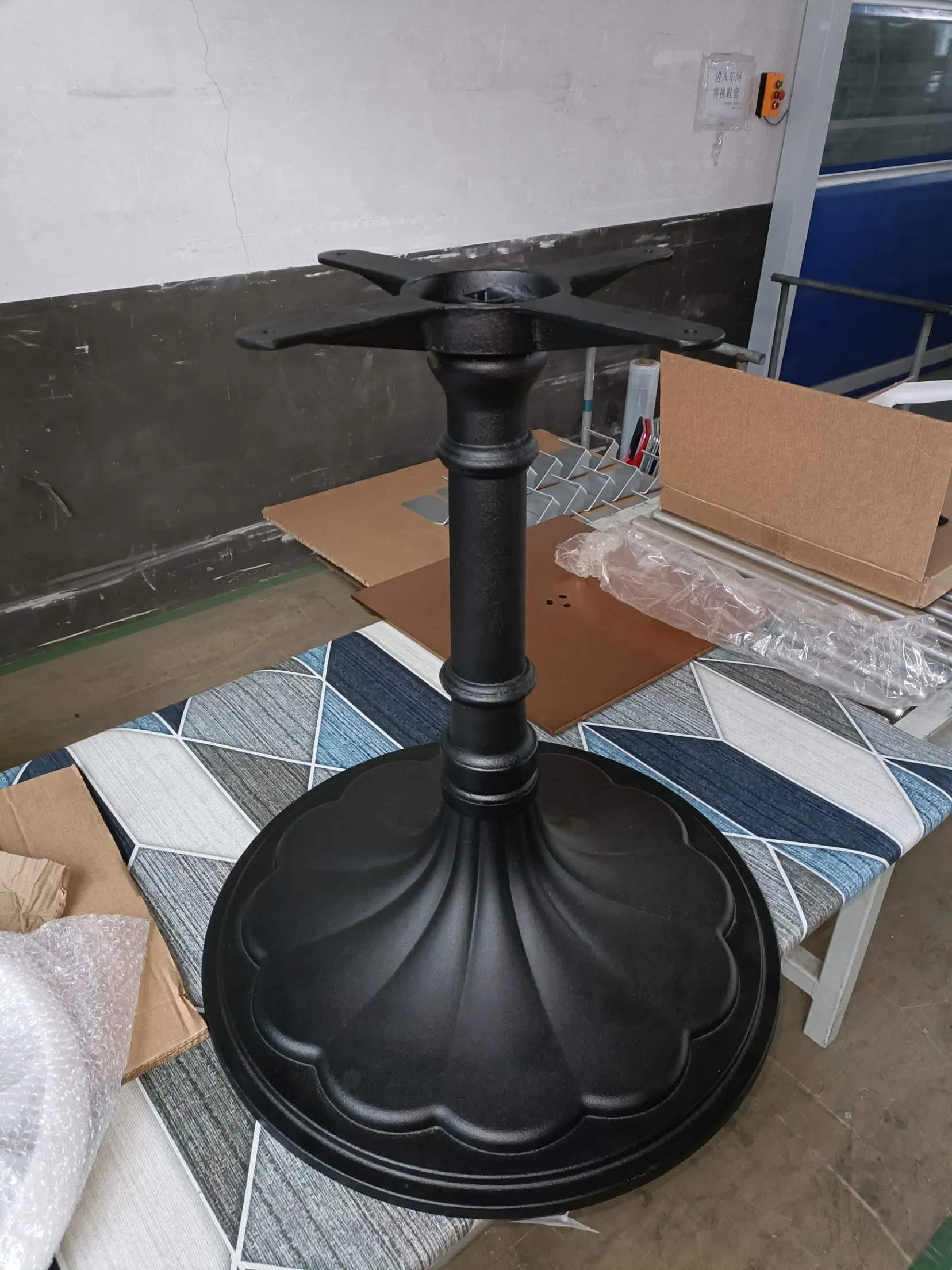 Cast Iron Round Dining Table Base Heavy Duty Outdoor Table Leg
