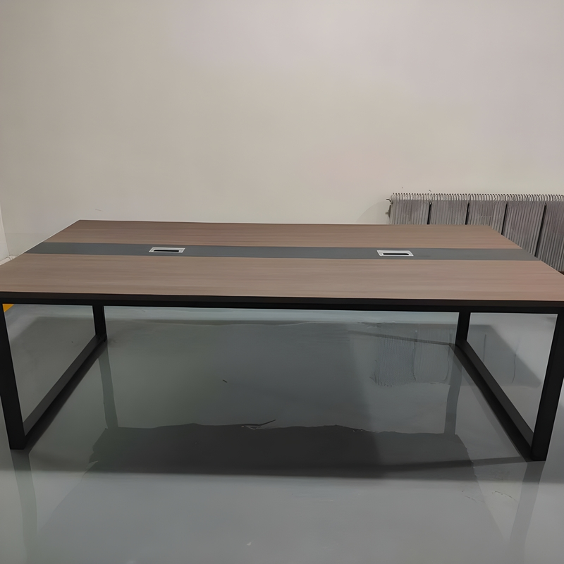 Office Furniture Conference Table Simple Large Panel Rectangular Long Office Meeting Room Table