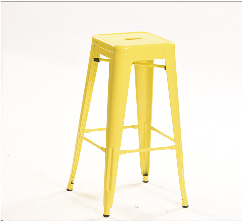 China Wholesale Modern Home Restaurant/Hotel Furniture Customized Industrial Style Black Bar Stool