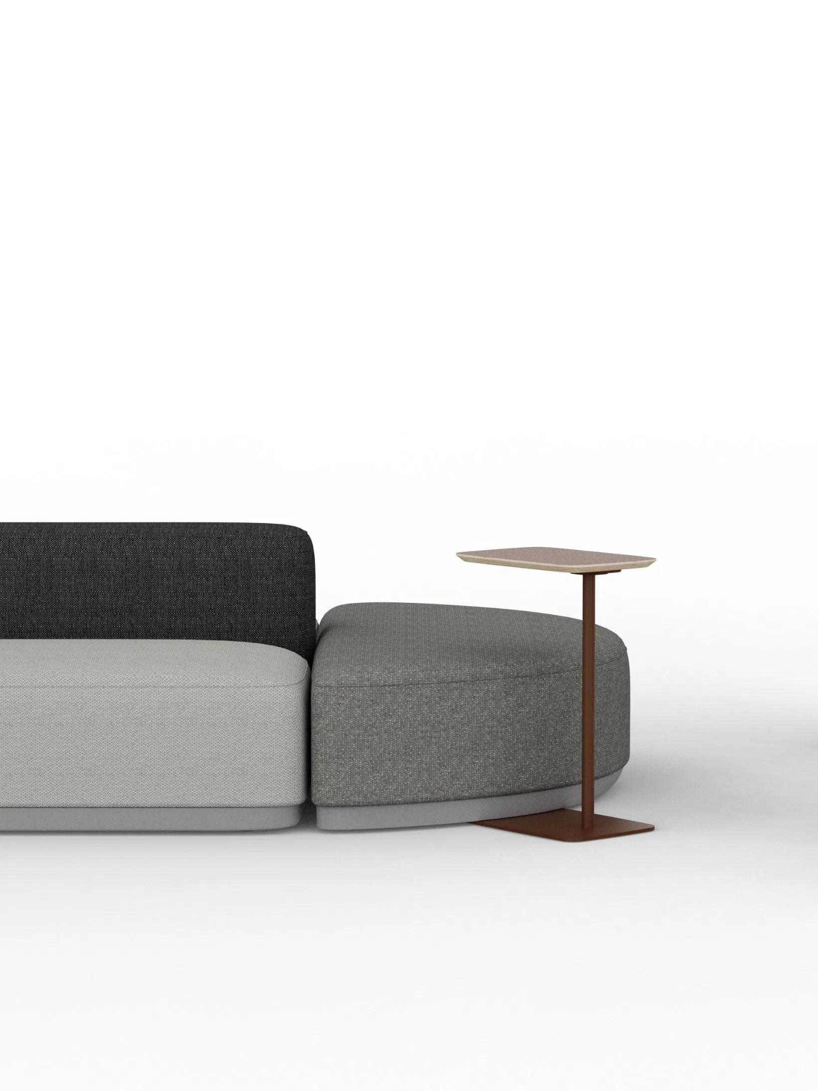 Customize Sectional Modular Sofas Free Combination Ottoman Living Room Comfortable Upholstered Sofa