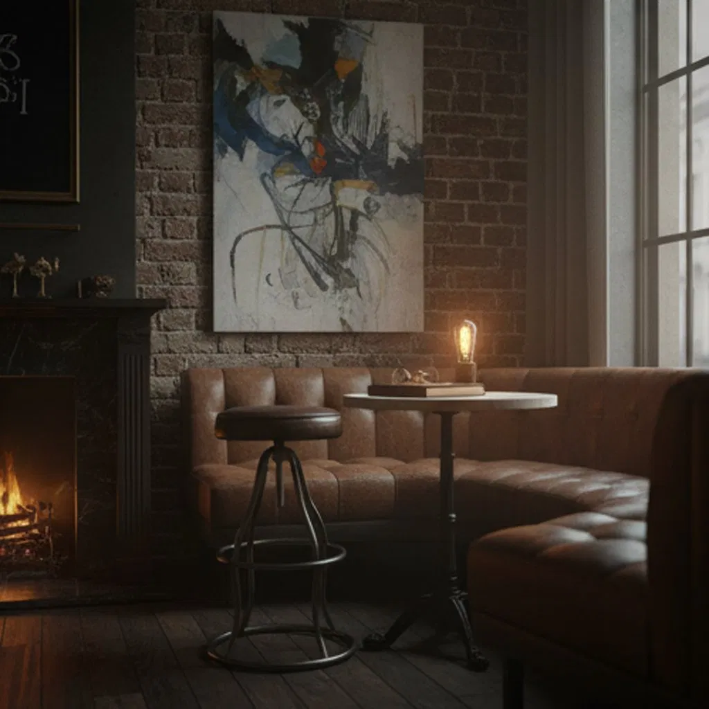 Industrial Style Antique Furniture Comfortable Feet Counter Turnable Leather Bar Chair Bar Stool