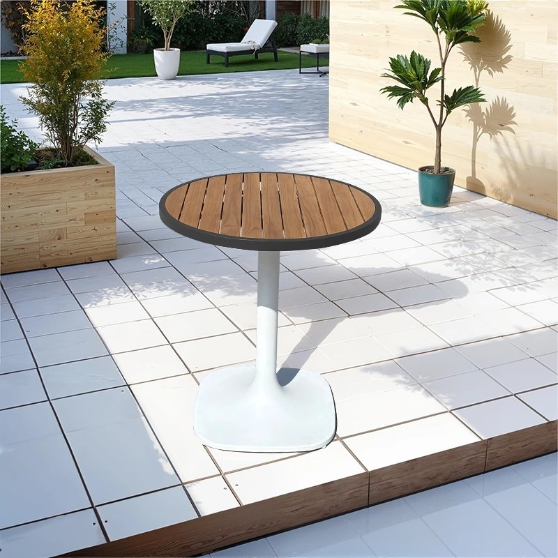 Patio Outdoor Stackable Home Hotel Aluminum Furniture Garden Cafe Armrest Chair