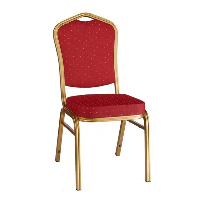 Anji Wholesale Stackable Cafe Bistro Fabric Metal Banquet Chair (ZG10-012)