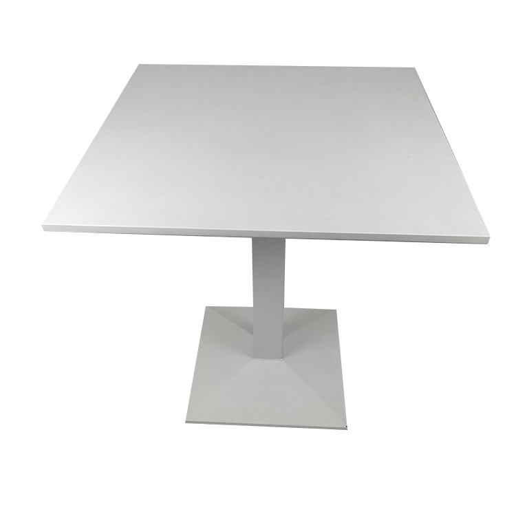 Heavy Duty Cast Iron Base All Weather Carbon Steel Resistance Outdoor Bistro Restaurant Bar Table