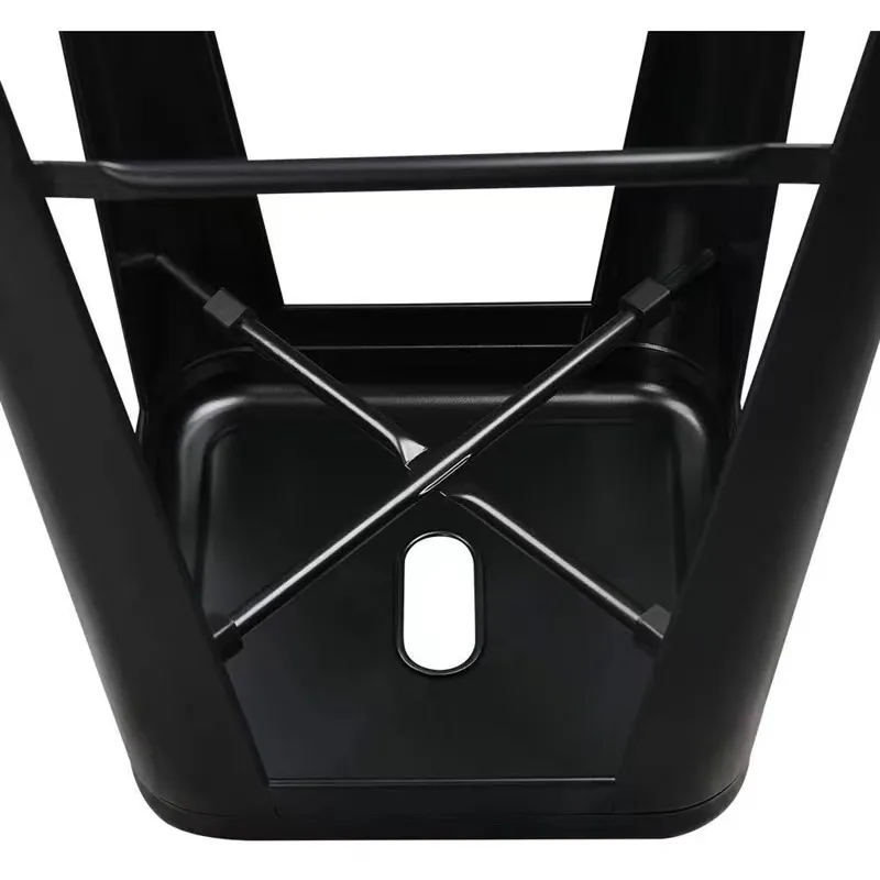 Industrial Iron Bar Stool View 4