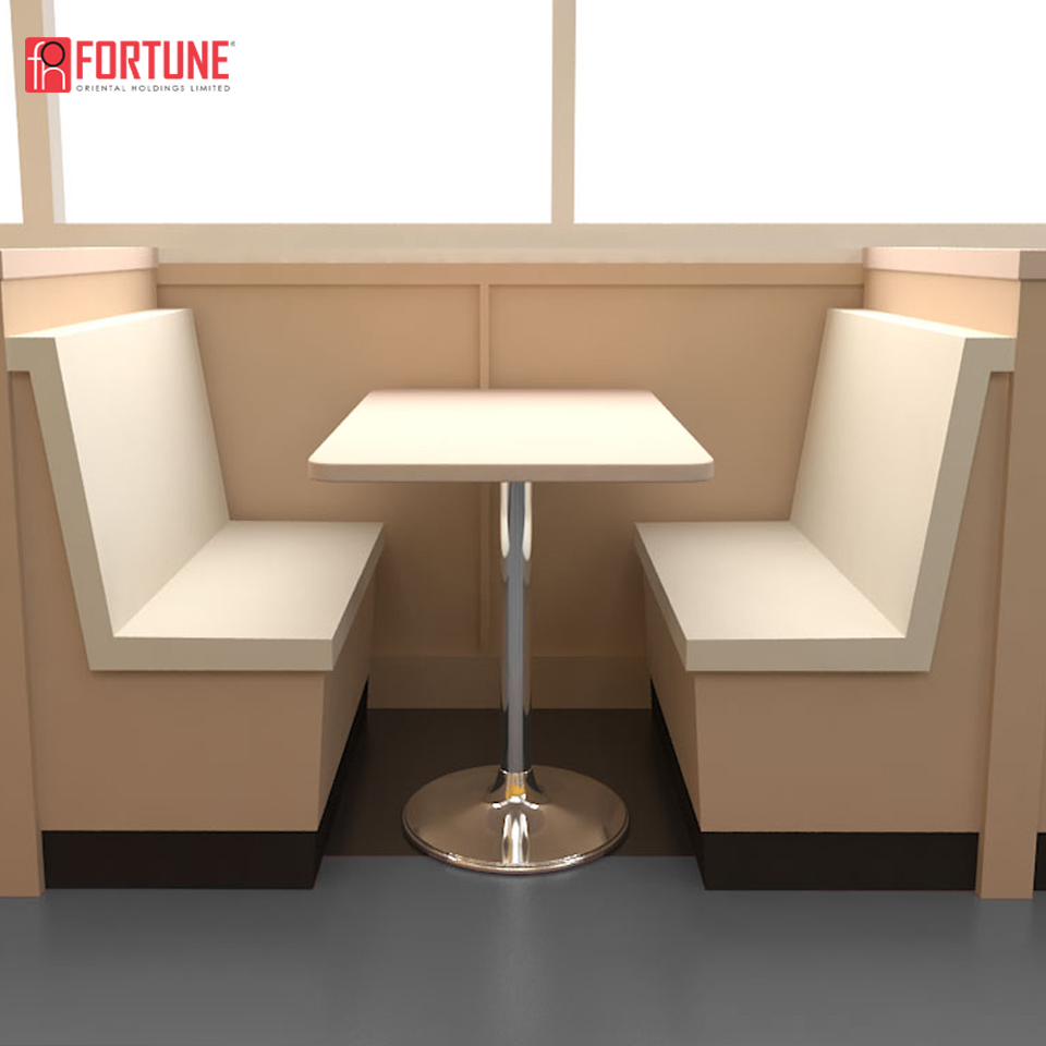 American Franchise Restaurant Sofa Booth Seating for Dinner