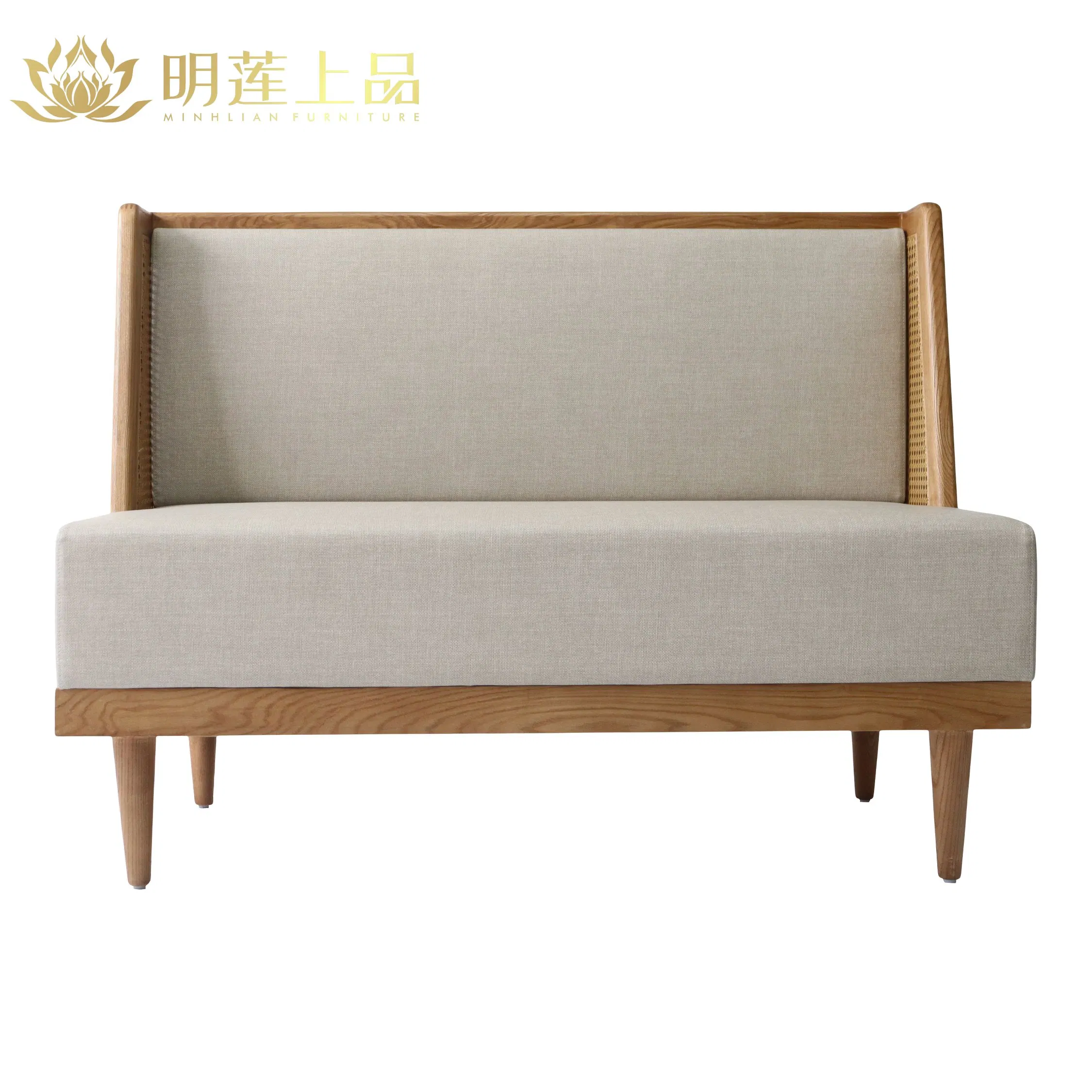 Modern Cafe Booth Seating with Elegant Dining Tables