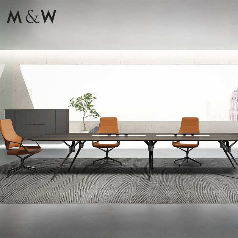 M&W Large Conference Table Executive Office Furniture Boardroom Meeting Room Tables