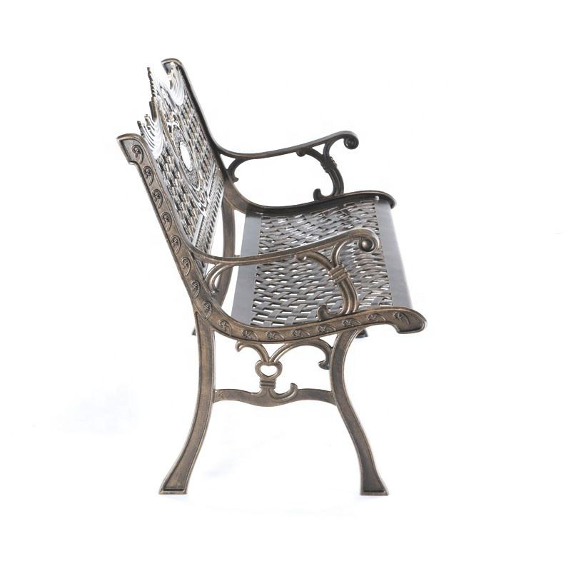 All-Weather Outdoor Aluminum Cast Patio Benches Chair Garden Sets Furniture