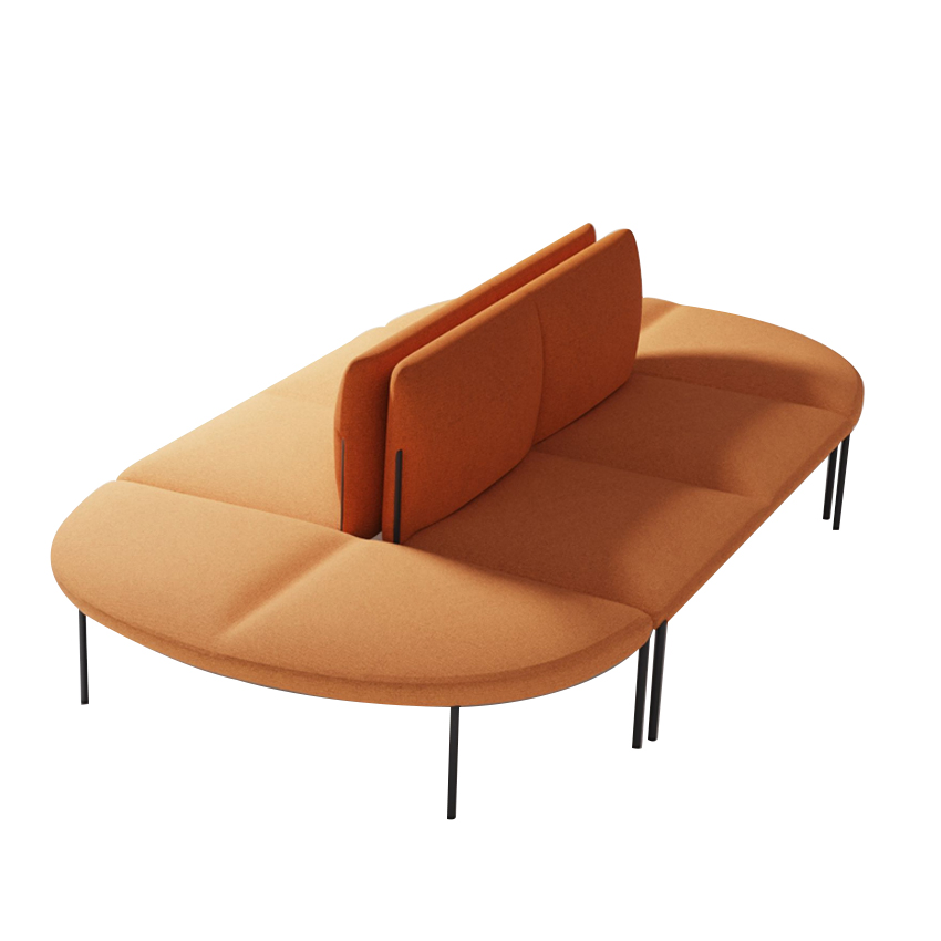 Lobby Lounge Furniture Office Furniture Set Design Modular Fabrics Guest Waiting Room Sofas