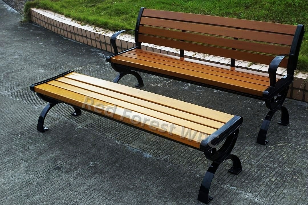 Easy Install Garden Bench WPC Board Panel with Waterproof Construction Materials