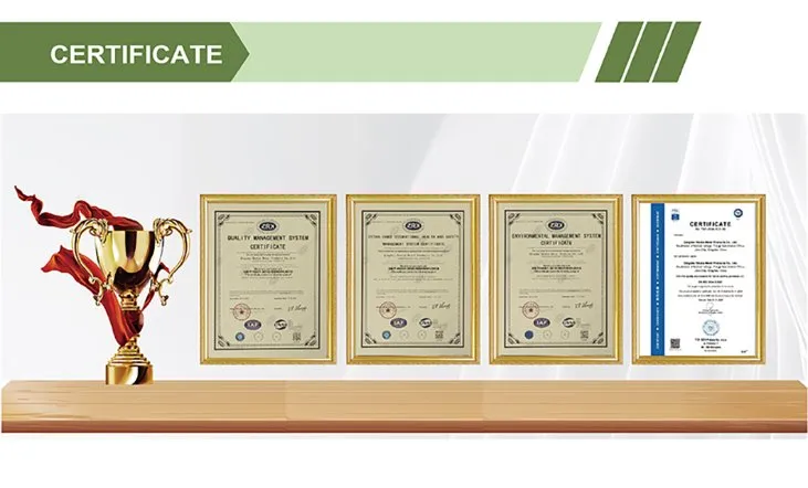 ISO and CE Certificates