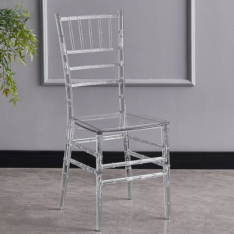 Clear Plastic Resin Transparent Event Tiffany Chiavari Phoenix Chairs for Wedding