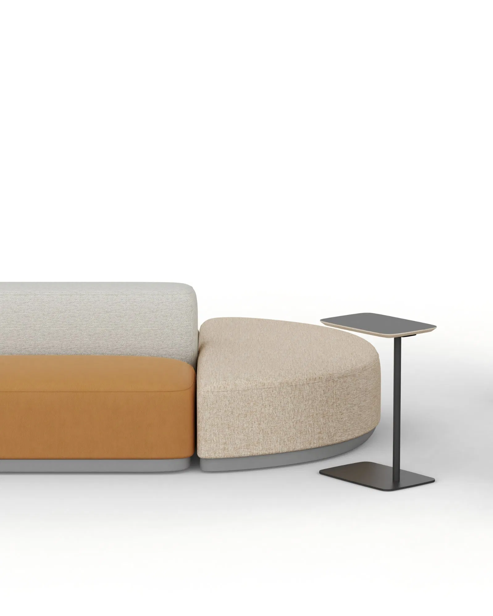 Customize Sectional Modular Sofas Free Combination Ottoman Living Room Comfortable Upholstered Sofa