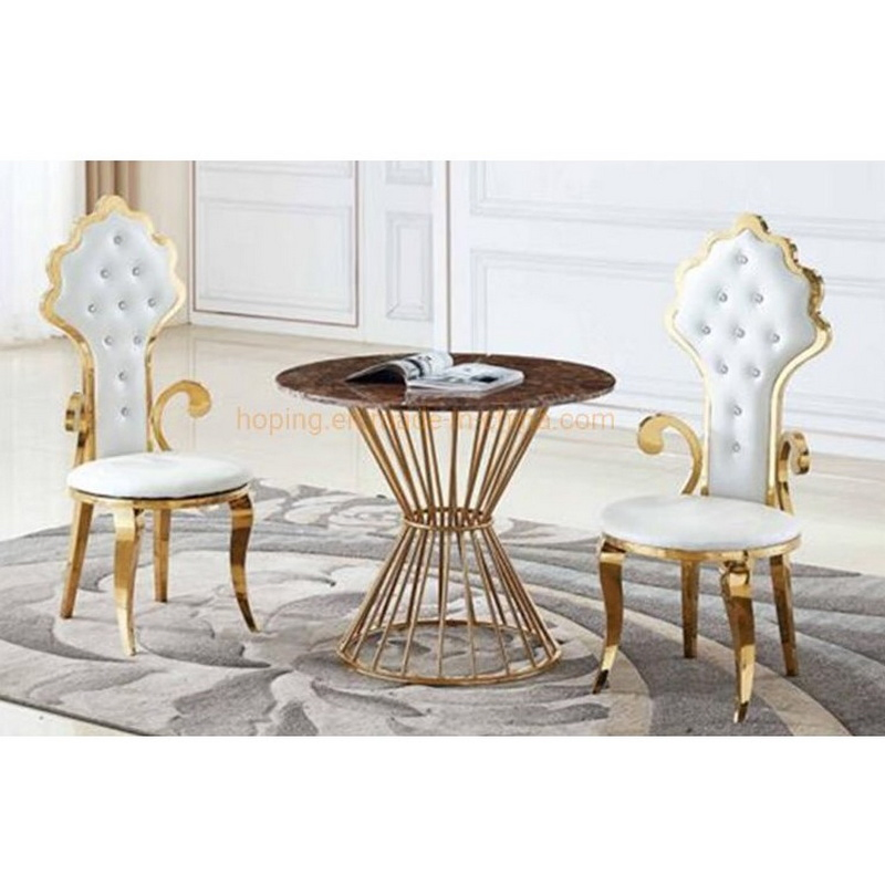 Hotel Furniture Simple Design Home Coffee Table Golden Negotiate Dining Room Side Table