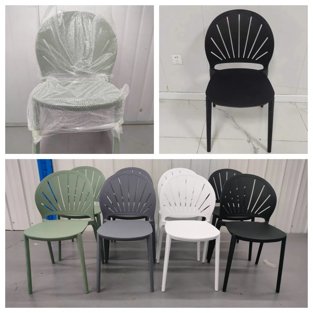 Durable Stackable Plastic Dining Chair View 1