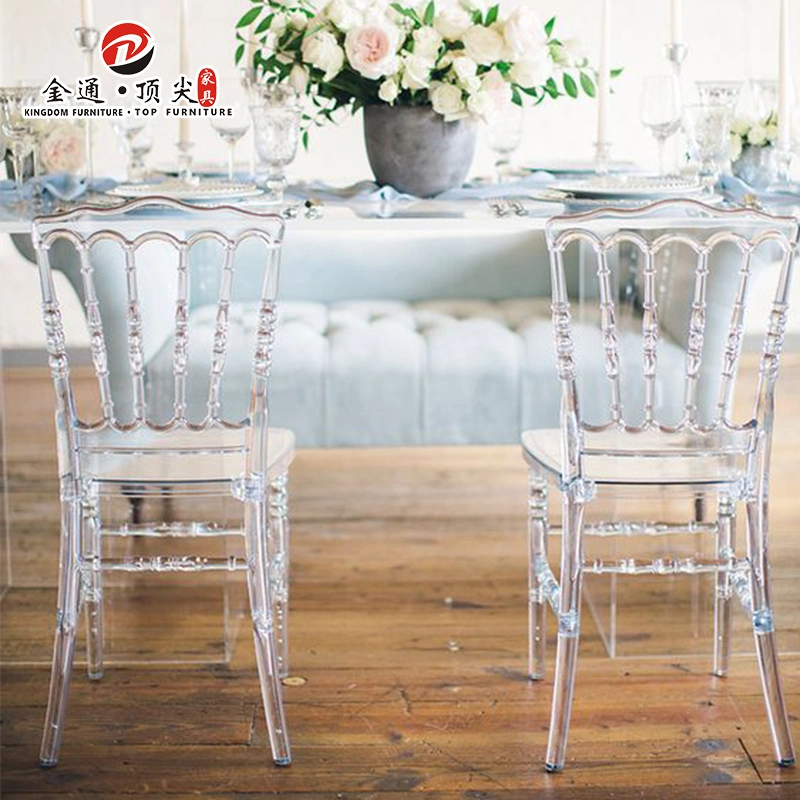 Stacking Clear Plastic Party Event Banquet Acrylic Chiavari Wedding Chairs Events