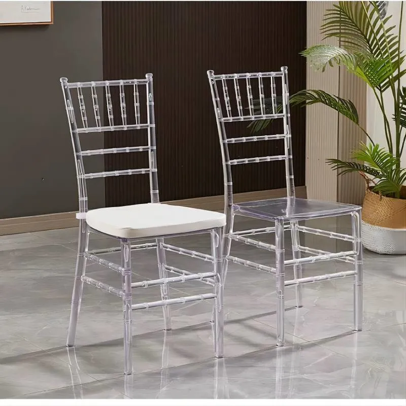 Clear Plastic Resin Transparent Event Tiffany Chiavari Phoenix Chairs for Wedding