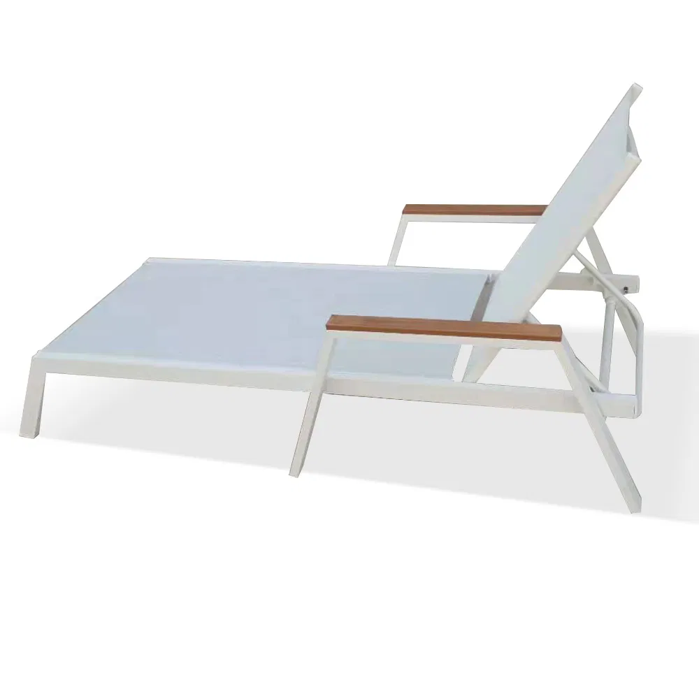 Swimming Pool Aluminum Sling Sun Lounger Luxury Beach Poolside Outdoor Chairse Lounge
