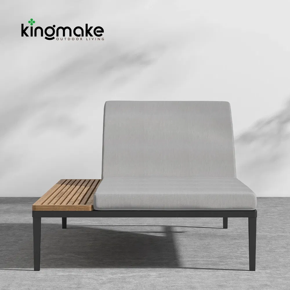 Outdoor Chaise Lounge with Weather-Resistant Cushioni Luxury Poolside Lounge Chair for Beach