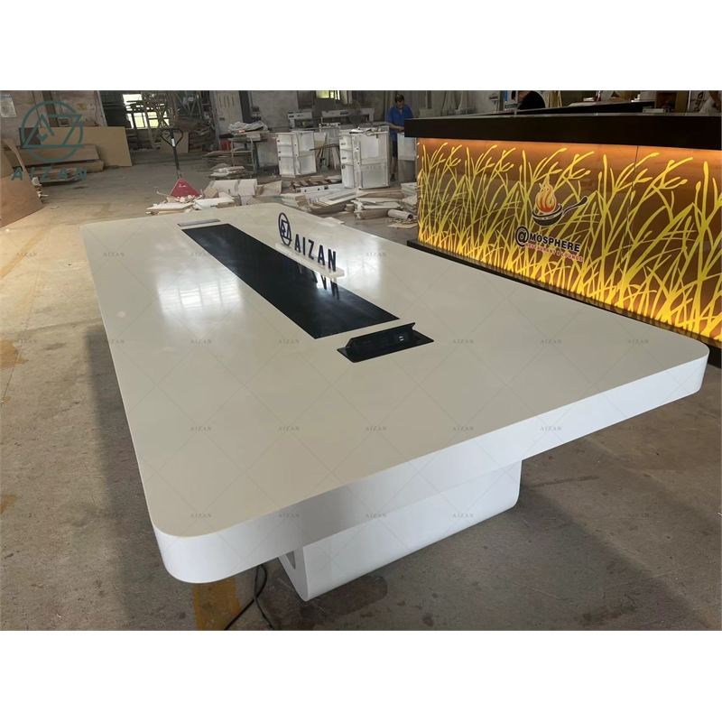 Simple Modern Office Desk Large Long Conference Table Chair Customized for Training Reception Meeting Room Furniture