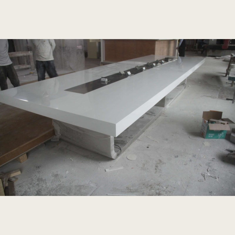 Elegant Free Installation Meeting Room Conference Table with 20 Seats