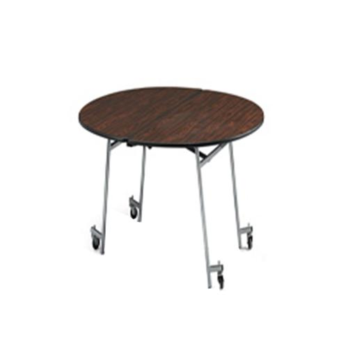 Heavy Duty HDPE Round Plastic Portable Folding Table for Outdoor Wedding Events(ZG33-002)