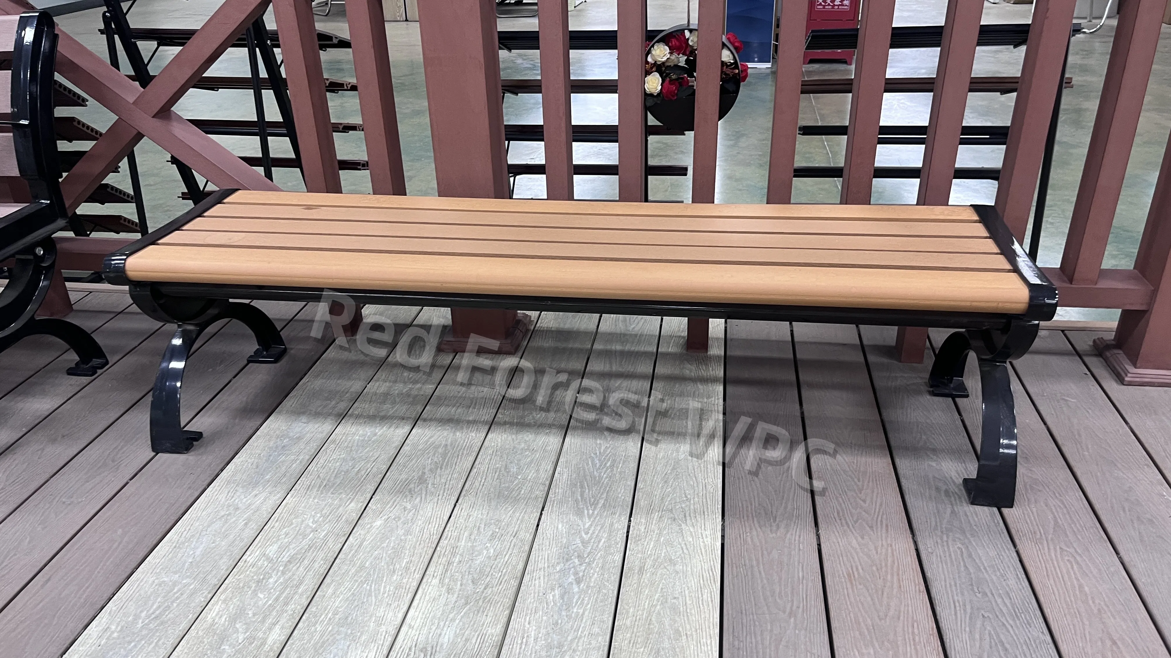 Durable Eco-Friendly WPC Garden Bench with Easy Install Features