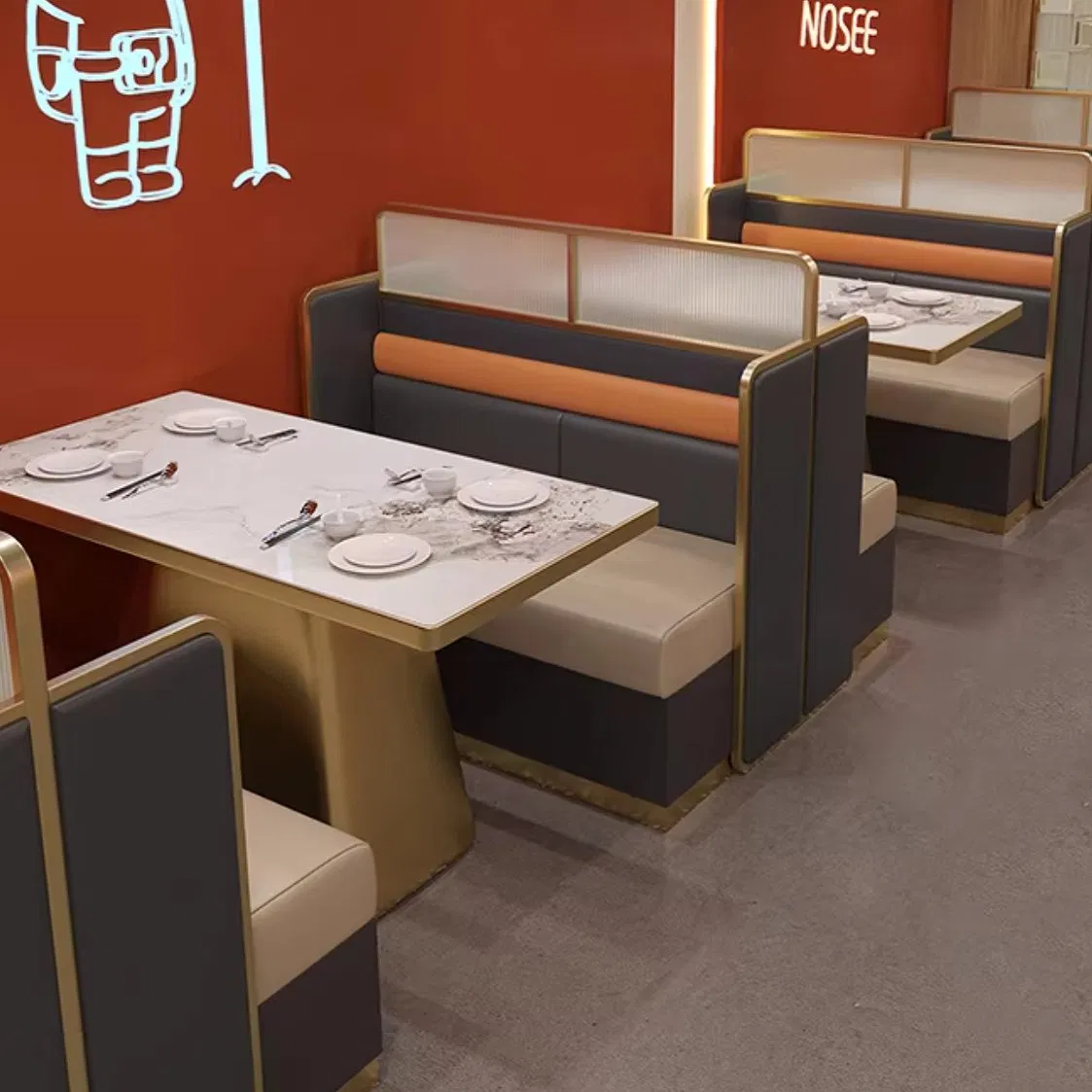 Custom Commercial Booth Sofa for Restaurant, Cafe, Bar&amp; Hotel