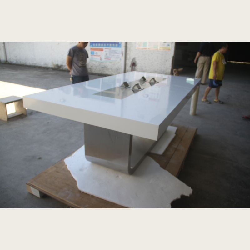 Elegant Free Installation Meeting Room Conference Table with 20 Seats