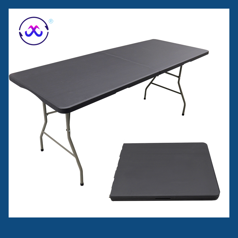 Outdoor Plastic Folding Table Rectangle Banquet Outdoor for Event Wholesale Plastic Folding Table