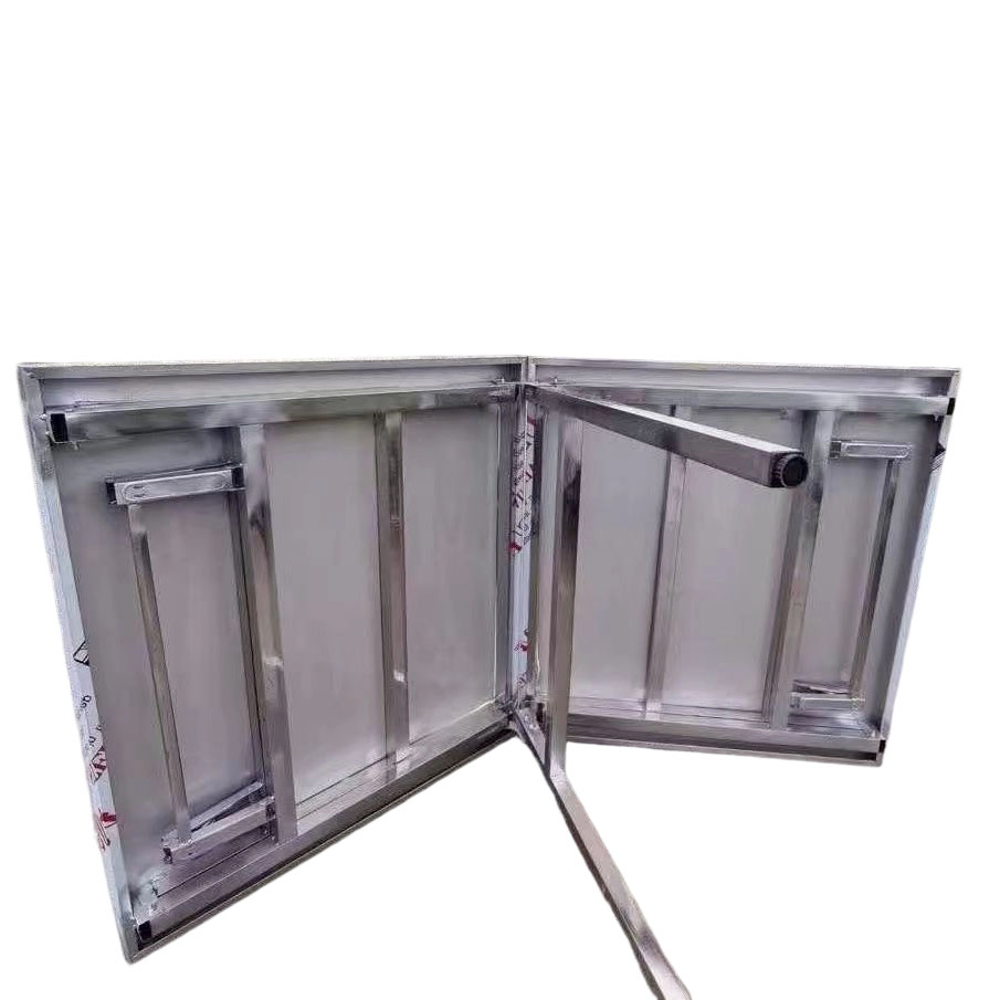 Folding Outdoor Wedding Event Party Rental Metal Iron Hotel Garden Dining Table