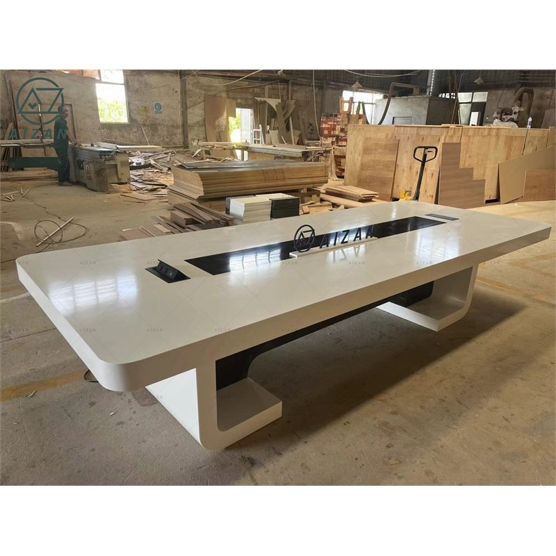 Simple Modern Office Desk Large Long Conference Table Chair Customized for Training Reception Meeting Room Furniture