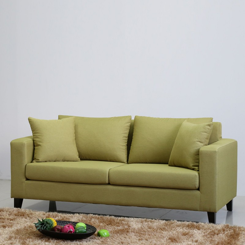 High Quality Modular Custom Color 3-Seater Upholstered Sofa Blue Leather Living Room Restaurant Booth Seating