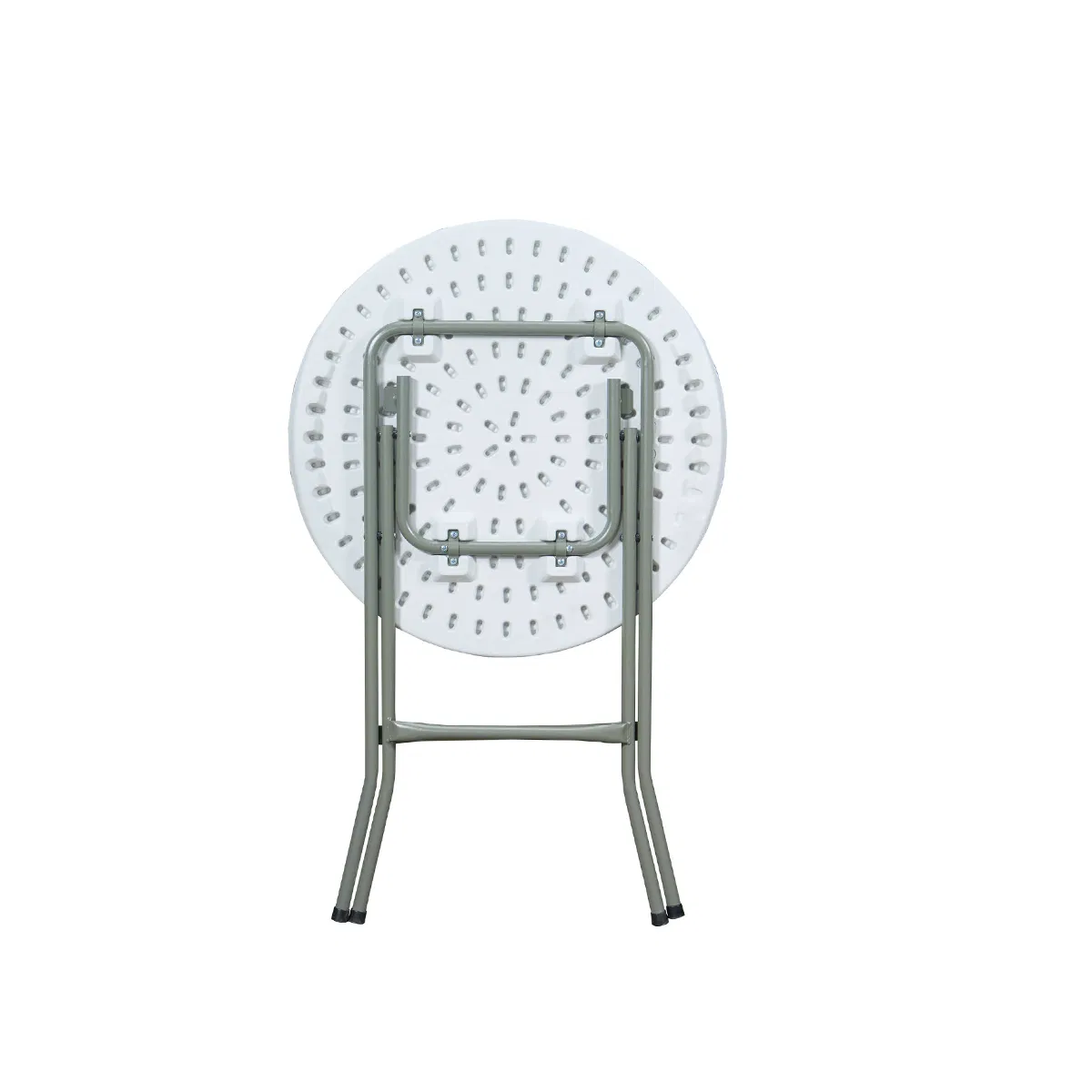 Wholesale Event Banquet HDPE White Plastic Round Folding Table for Weddings