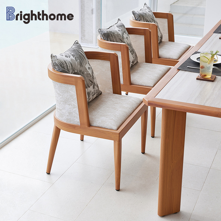 Aluminum Patio Tables Chairs Outdoor Restaurant Furniture Dining Set