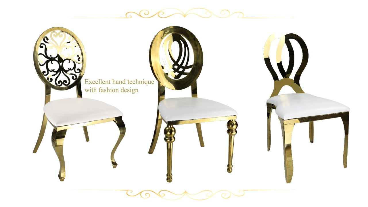 Luxury Steel Hotel Banquet Chair Chiavari Chairs for Wedding Dinning Event