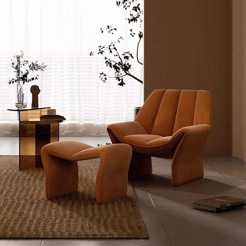 Contemporary Leisure Chair Fabric Hotel Furniture Lobby Sofa