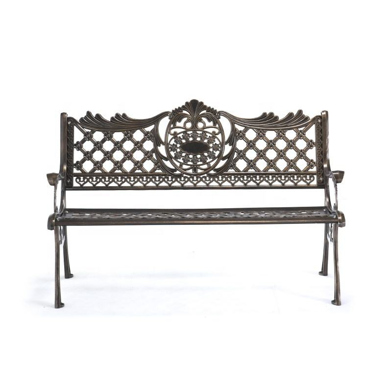 All-Weather Outdoor Aluminum Cast Patio Benches Chair Garden Sets Furniture