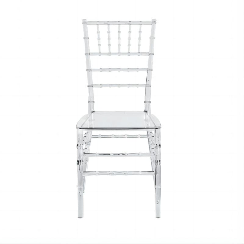 Clear Plastic Resin Transparent Event Tiffany Chiavari Phoenix Chairs for Wedding