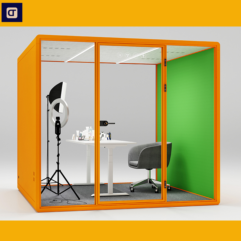 Public Leisure Seating Office Telephone Pods High Back Chair Sofa Meeting Booth Sofa Seating