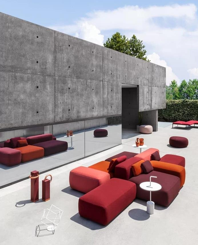 Multiple Colored Modular Sectional Sofas Comfortable Upholstered with Long Lasting Durability