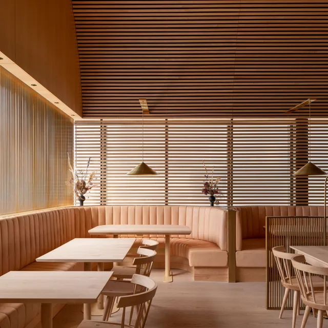 Commercial Hospitality Solution Restaurant Sofa Booth Seating Wooden Furniture