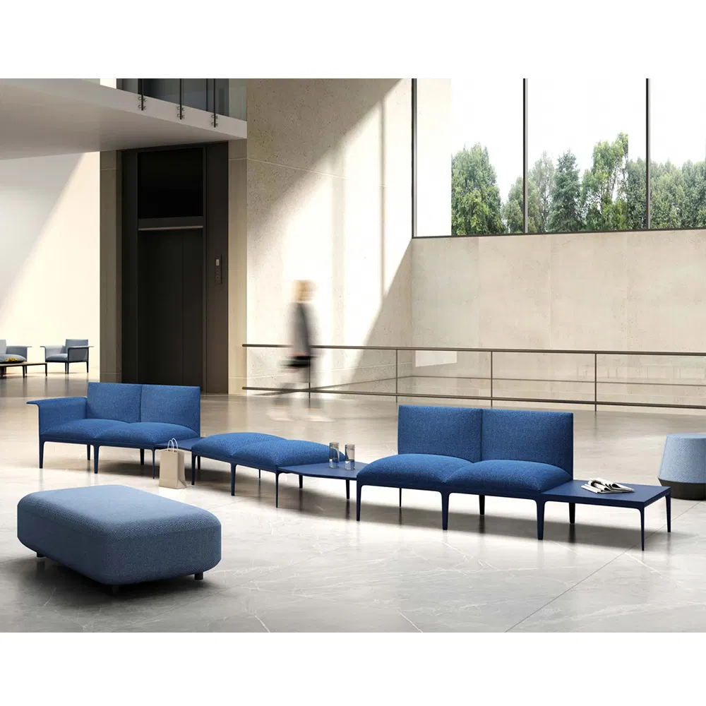 Public Spaces Modular Perfect Sofa Public Seating with Soft and Inviting Shapes