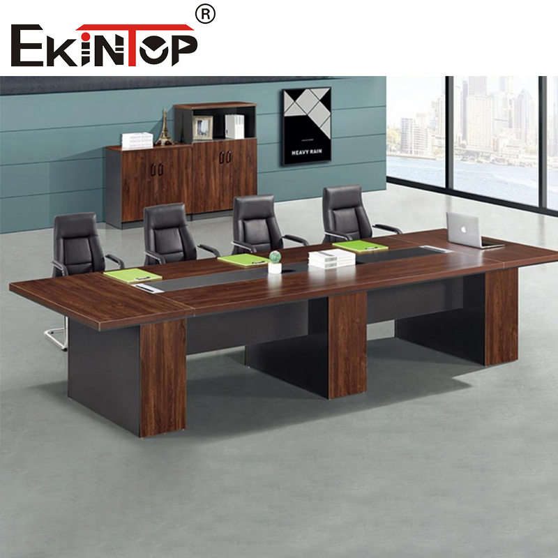 Ekintop Office Furniture Modern Wood Modular Office Board Meeting Conference Room Table